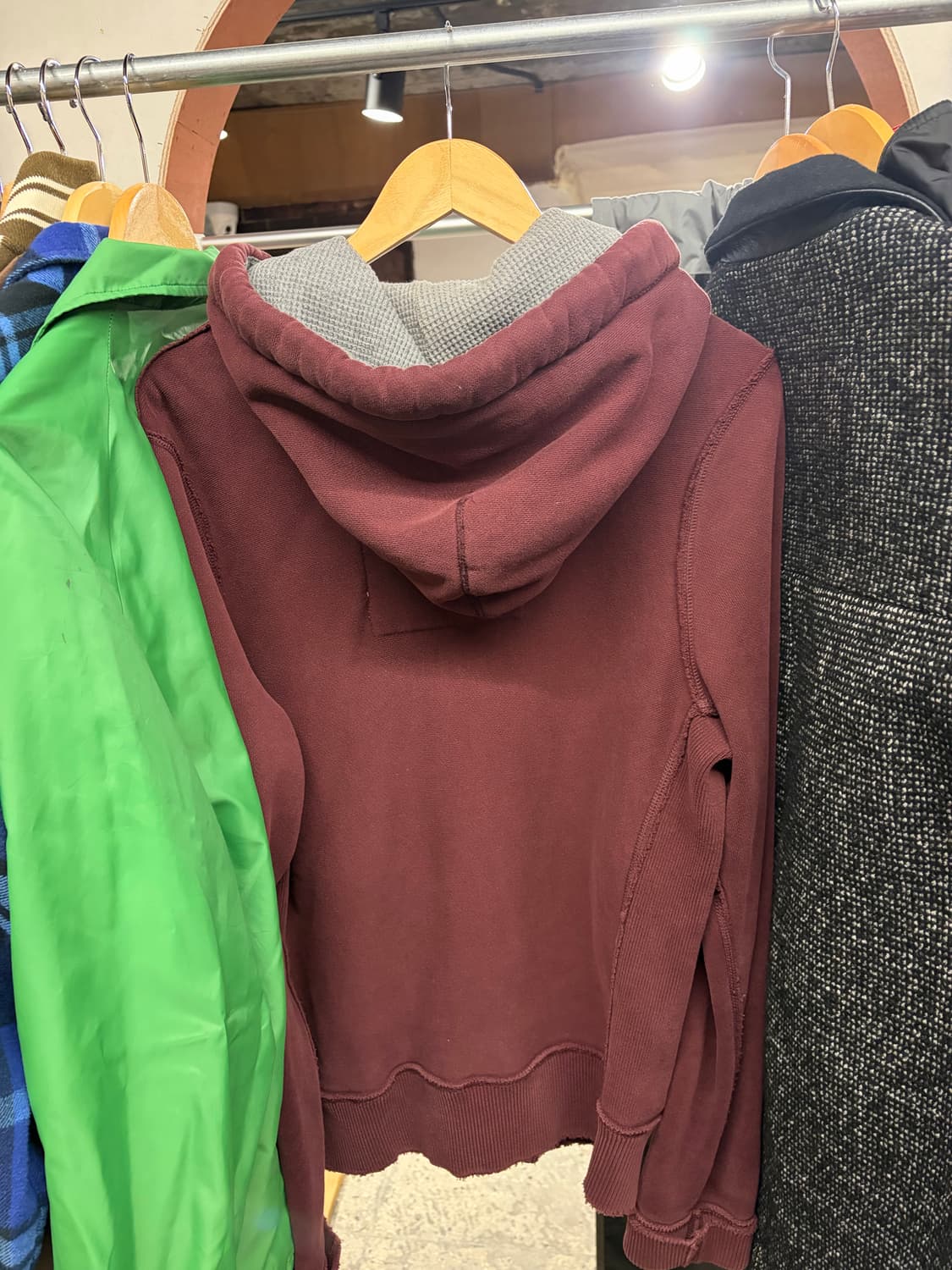 아베크롬비 대장 버건디 후드집업 상품이미지3