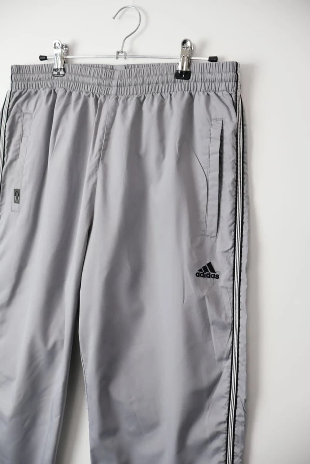 Adidas Grey 3 Stripe Woven Track Pants 상품이미지6