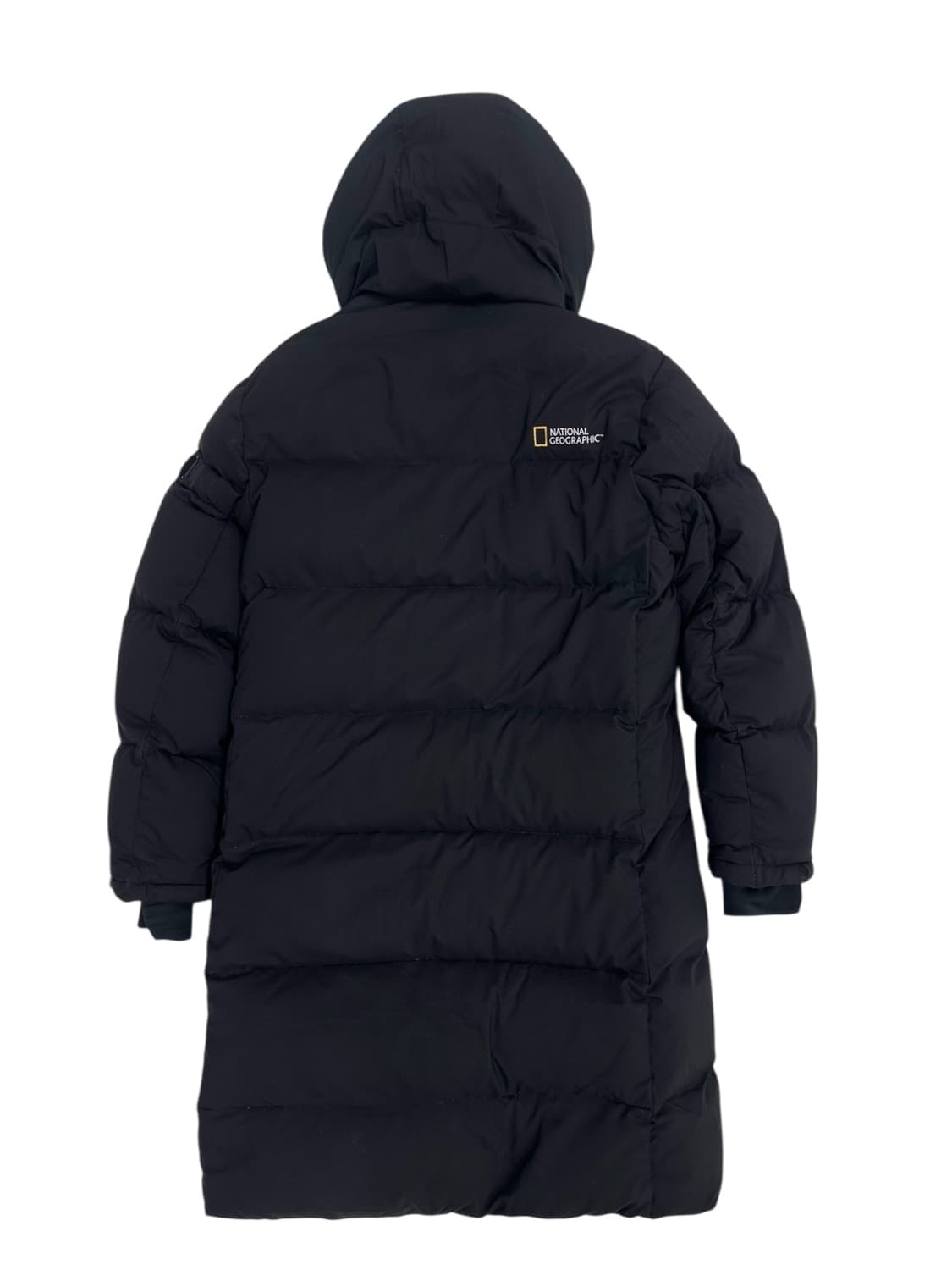 내셔널지오그래픽 덕다운 롱패딩 블랙 (M) 상품이미지10