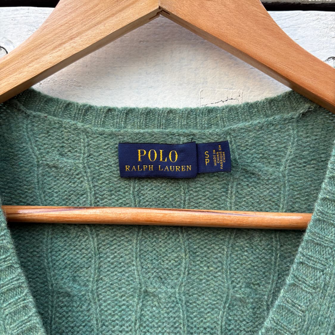 Polo 폴로 울 캐시미어 브이넥 니트 상품이미지3