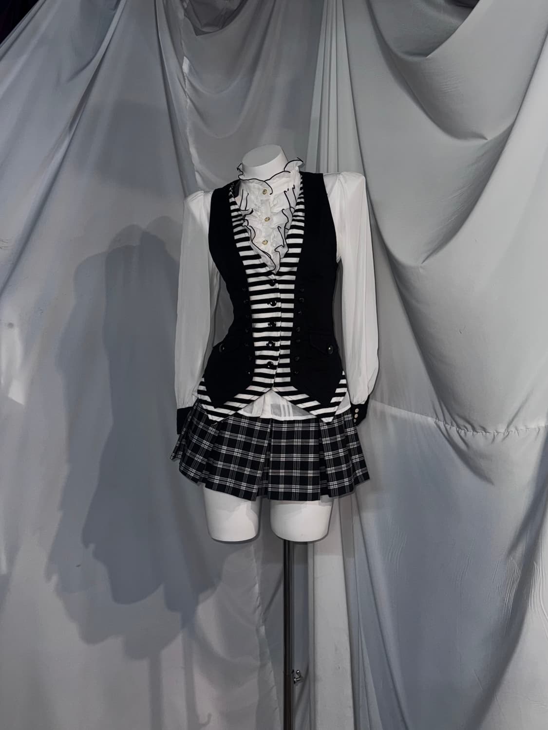 세실맥비 무채색 공겜여주깔 코디세트 상품이미지4