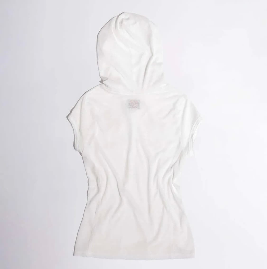 스컬프터 Rose Embroidery Hoodie Tee Ivory 상품이미지3