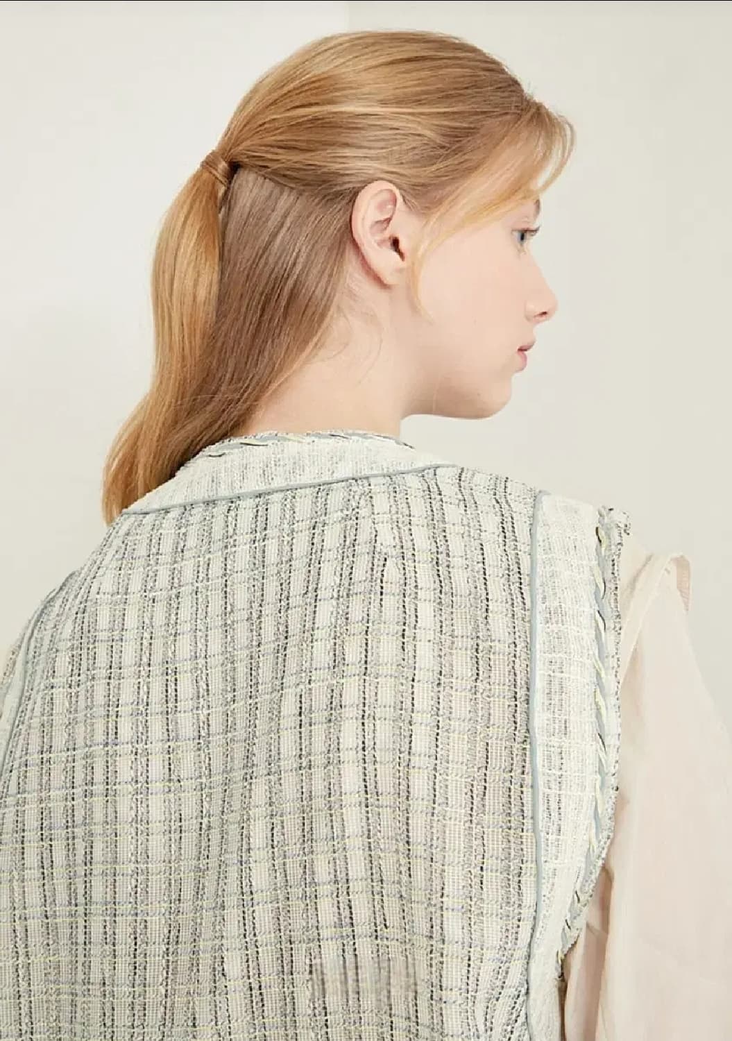 여성 82 SJSJ 브레이드 라인 베스트 조끼 상품이미지5