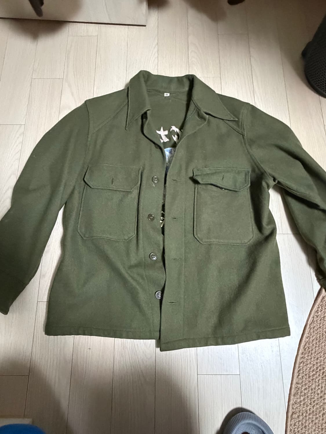 밀리터리) 미군 울필드 자켓 + 플라잉 타이거즈 자수 상품이미지1