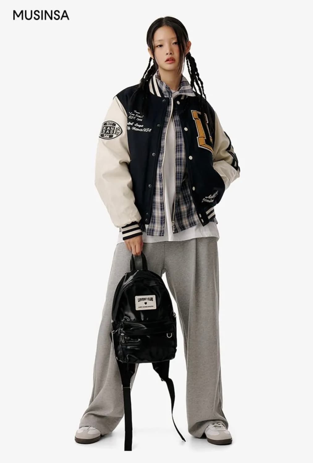 리 바시티 자켓 네이비 [s] 상품이미지4