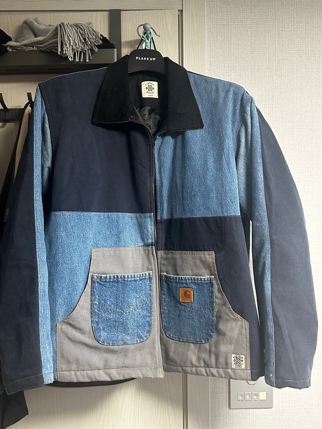 L) 칼하트 패치워크 빈티지 자켓 상품이미지1