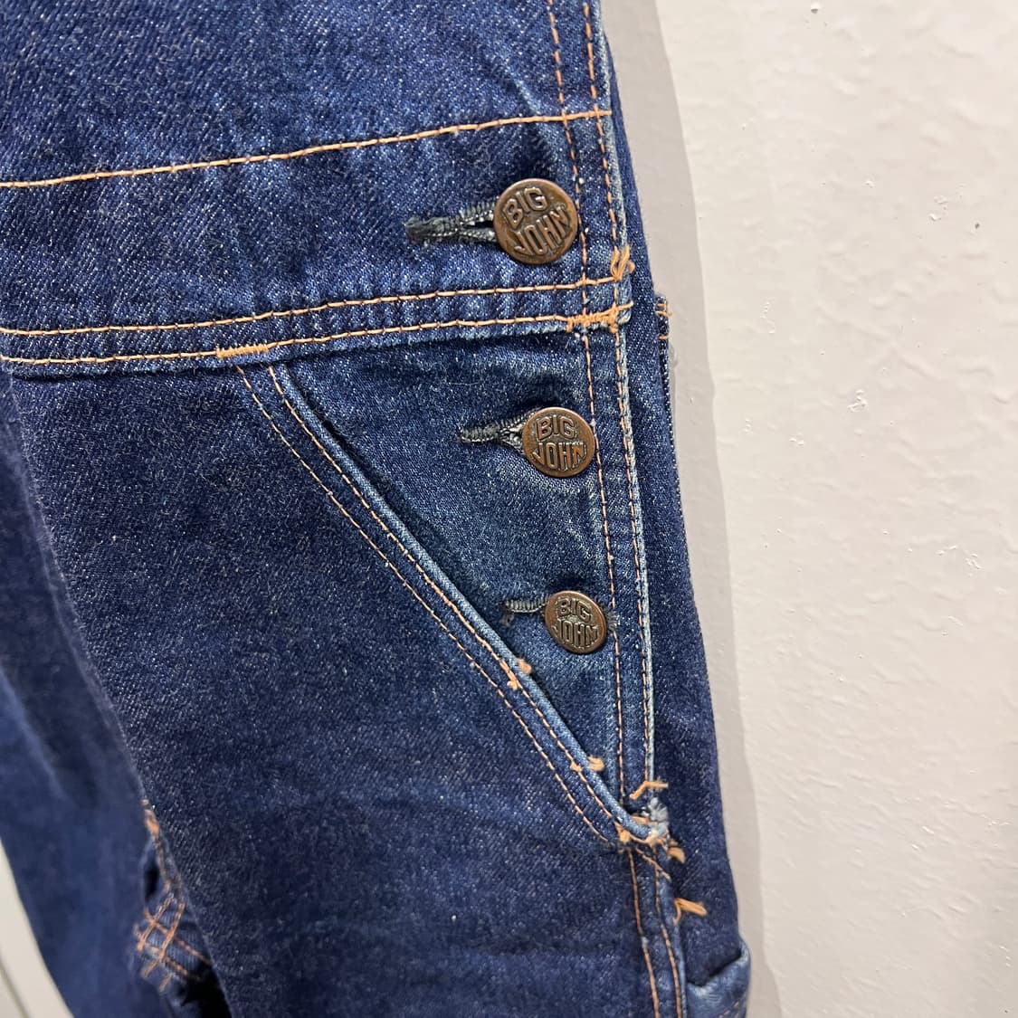 [32] 빅죤 데님 오버롤 멜빵바지 상품이미지4