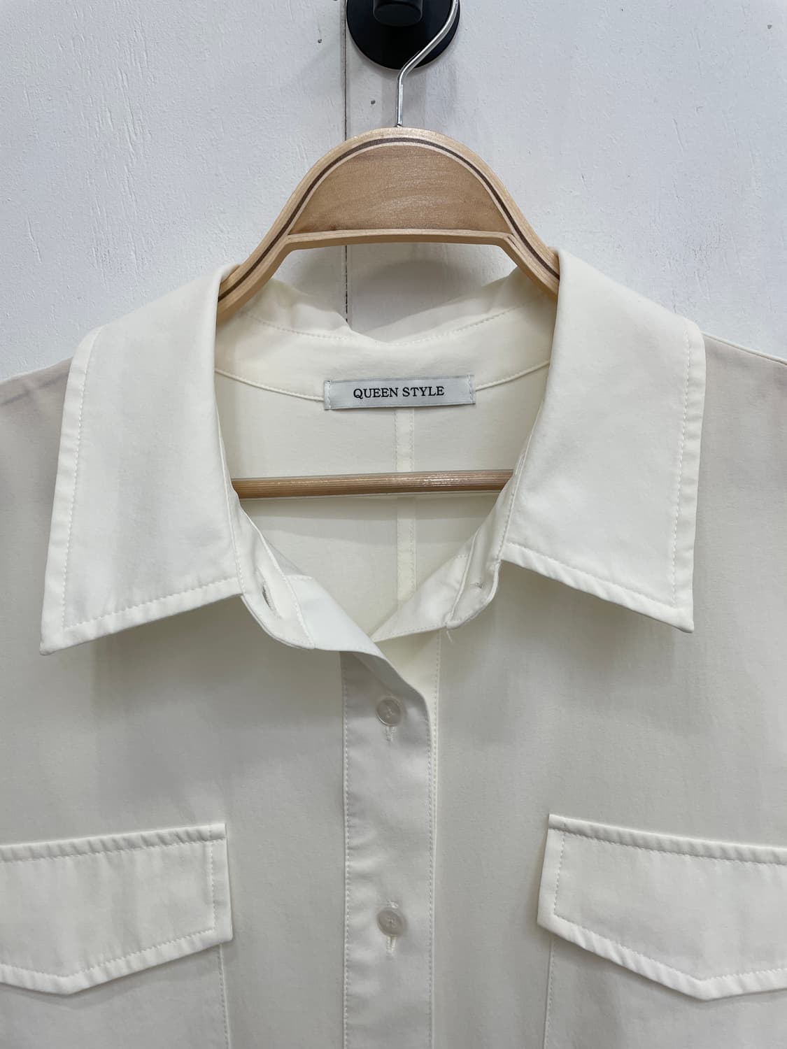 퀸스타일 백트임 스트랩 나일론 셔츠 자켓 상품이미지8