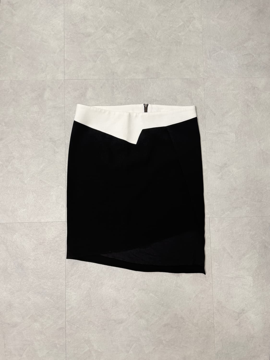 헬무트랭 언발 미니 스커트 블랙 상품이미지1