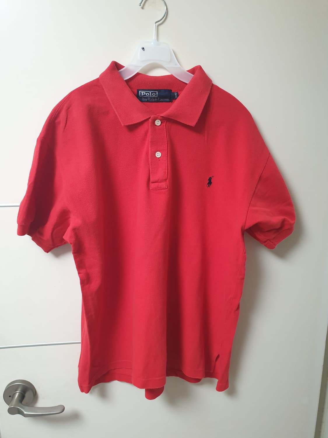 [여성] 폴로 랄프로렌 정품 레드 카라티 100 상품이미지1