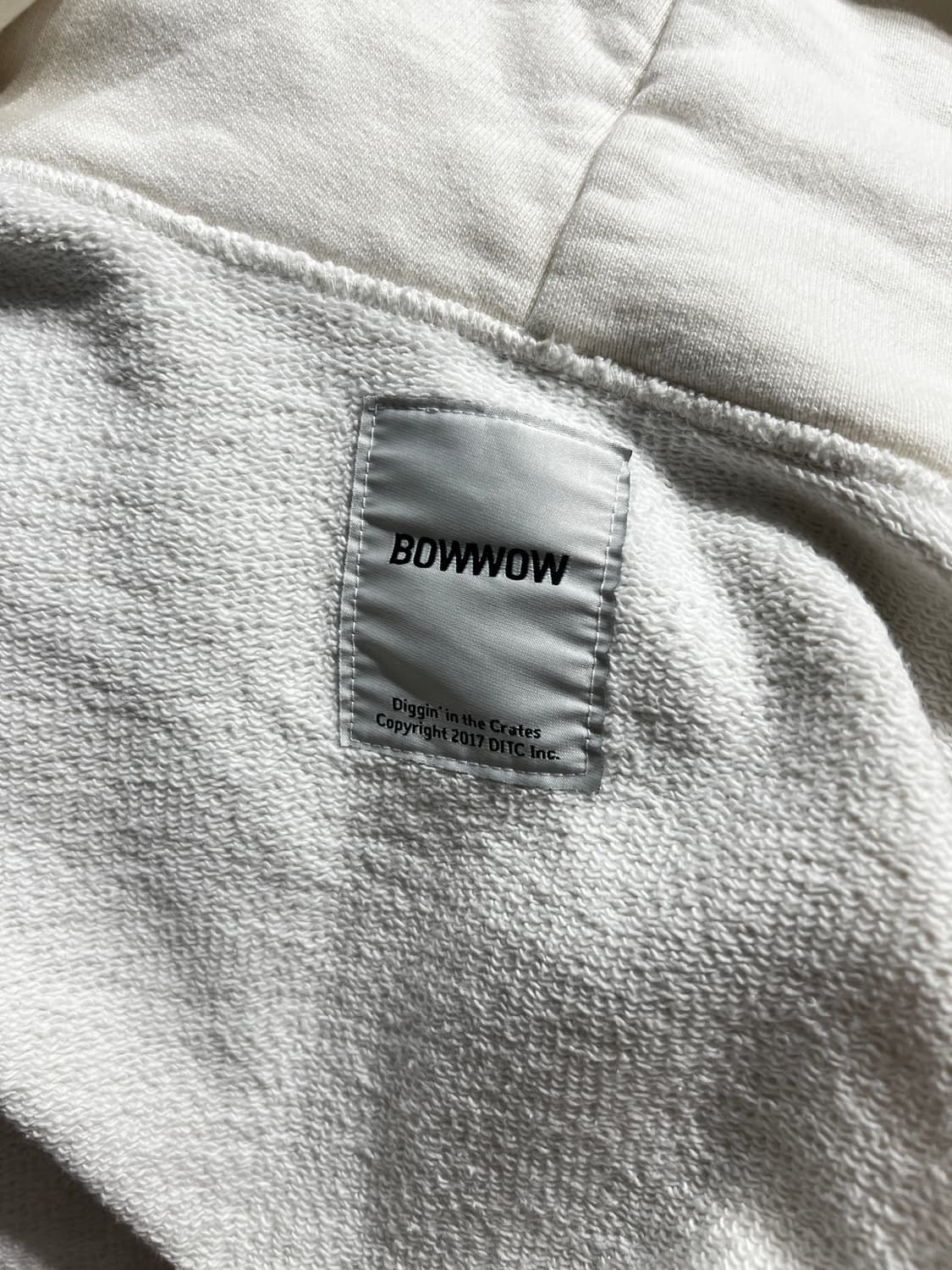 Bowwow 데미지 후디 집업 XL 상품이미지3