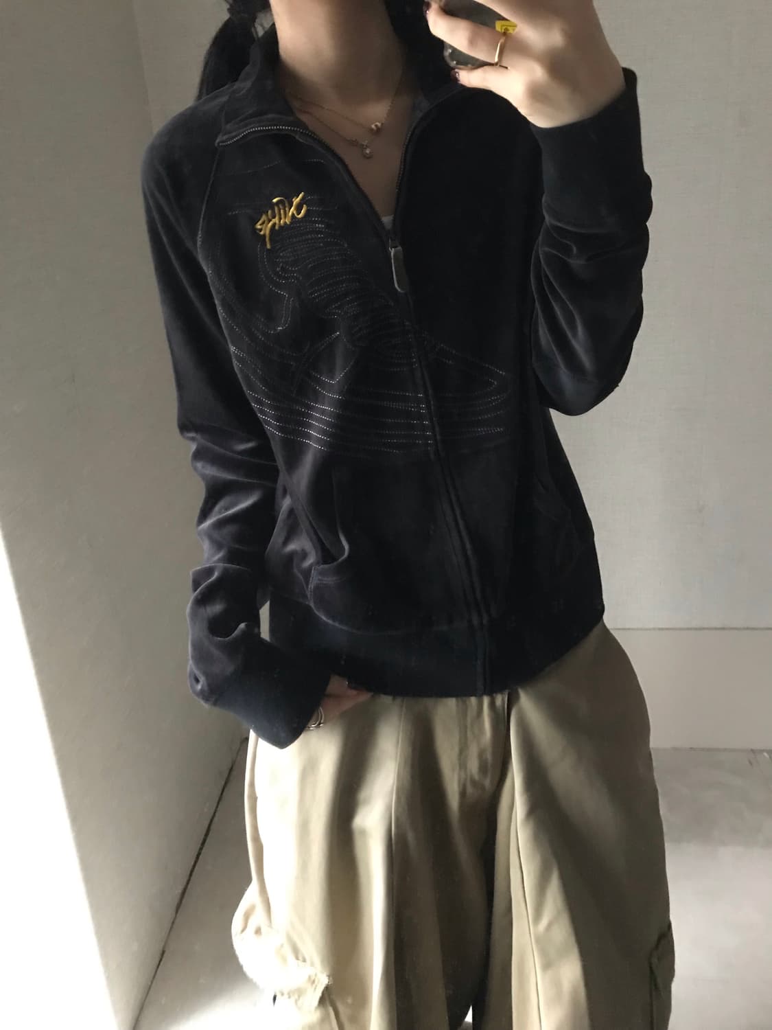 나이키 슬림핏 벨벳 져지 상품이미지2