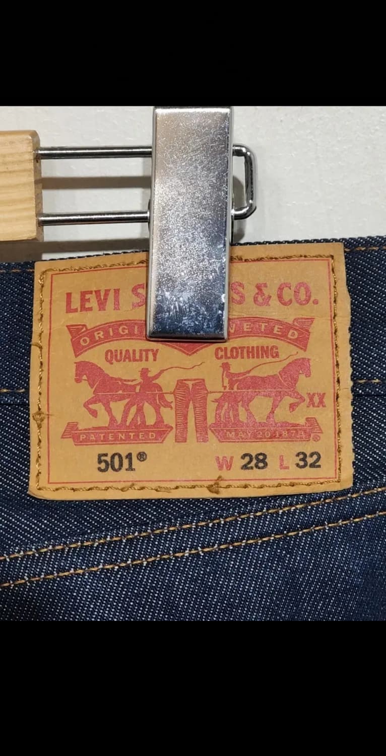 (28) 리바이스 501 청바지 생지 데님팬츠 레드탭  상품이미지4