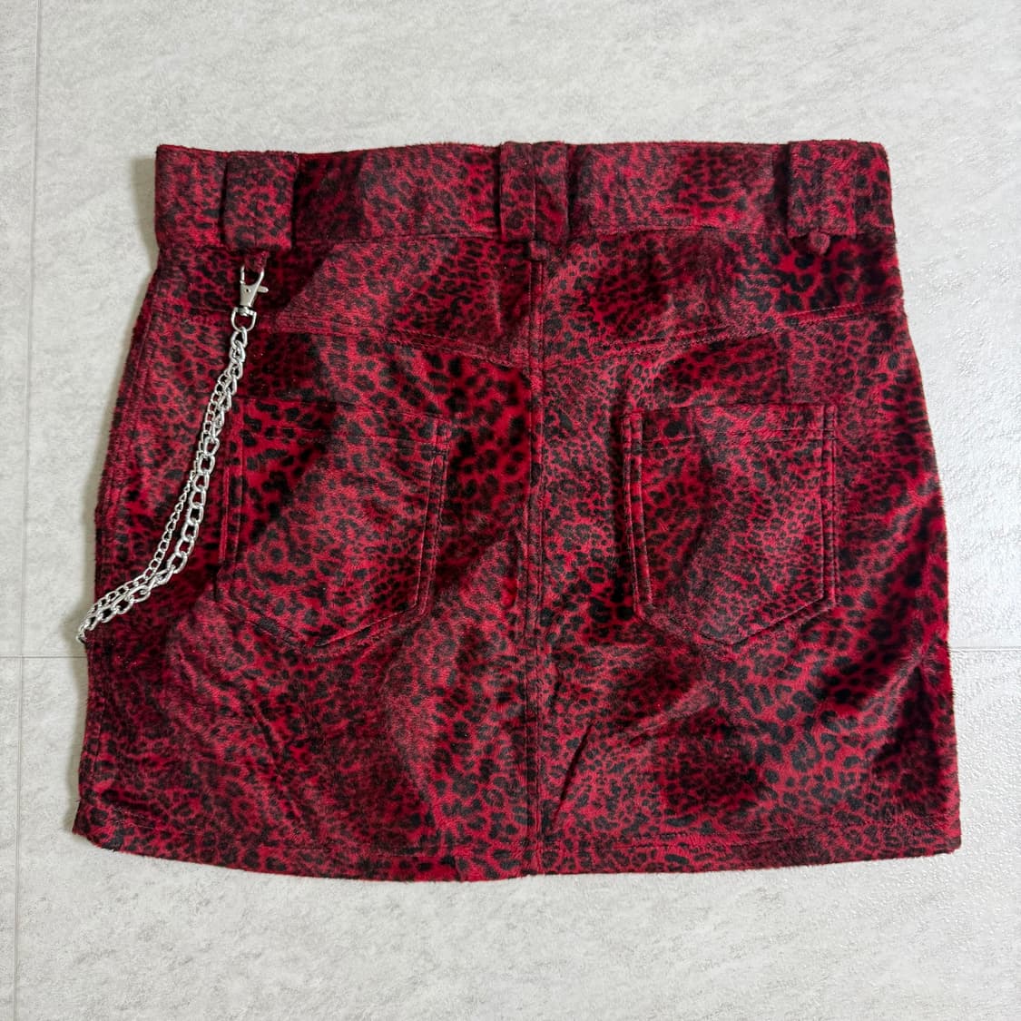 OMIGHTY Red Leopard Skirt 상품이미지2