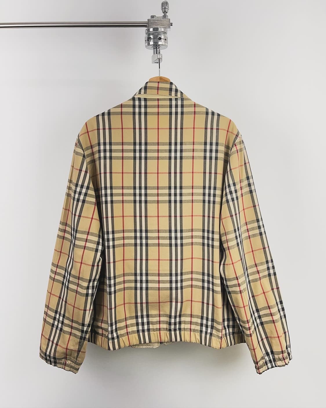 버버리 베이지 노바체크 리버시블 블루종 자켓 상품이미지7