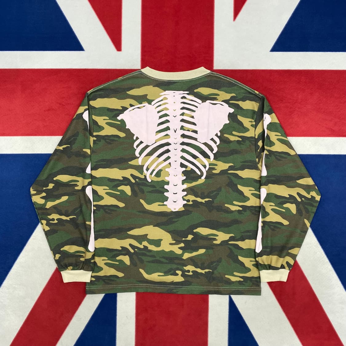 Jpn 카모 본즈 와플 롱슬리브 L 상품이미지5