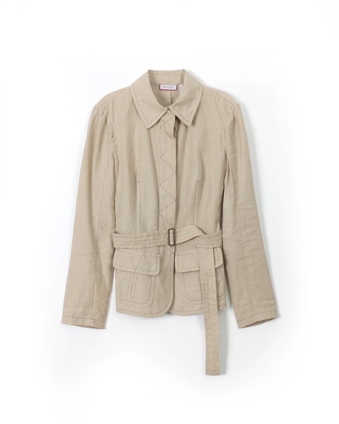 막스마라 막스 앤 코 린넨 스티치 자수 자켓 상품이미지2
