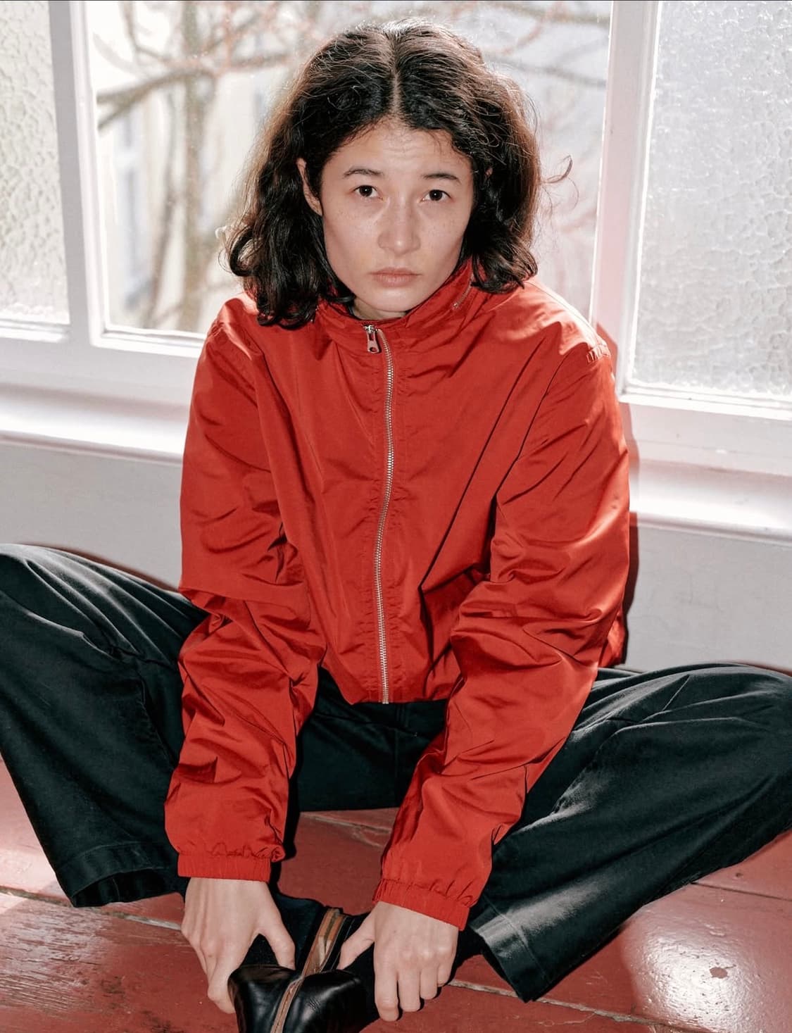WHYTE ENTRY JACKET (RED) 상품이미지1