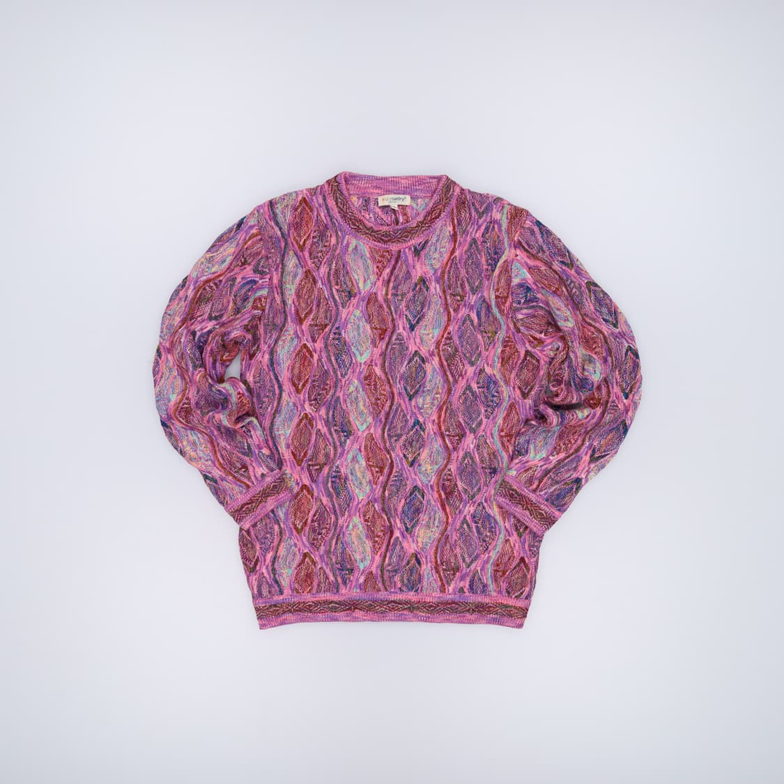 M 90s Old Country 패턴 니트 0427H1 상품이미지1