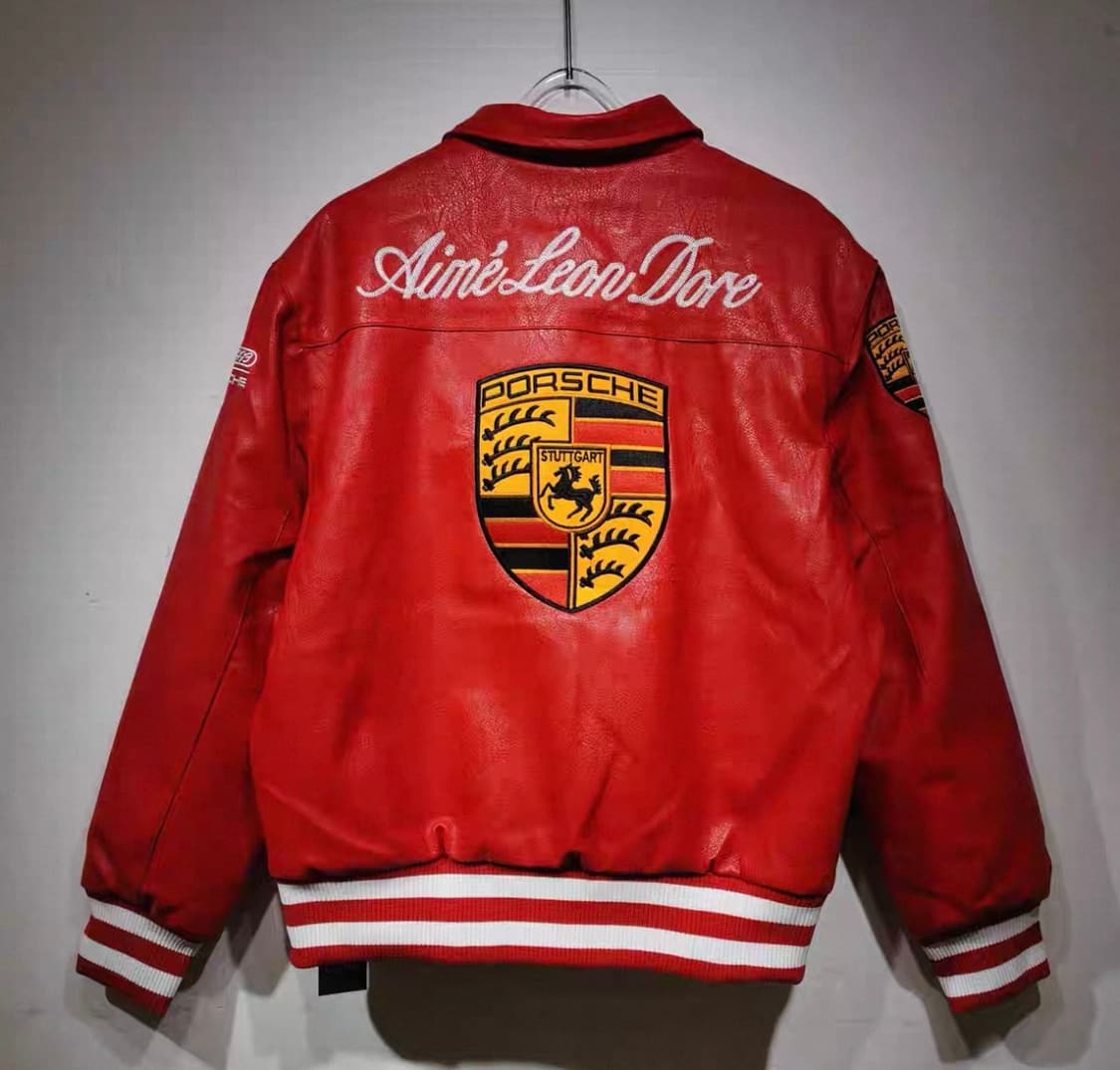 포르쉐 레더 바시티 자켓 상품이미지7