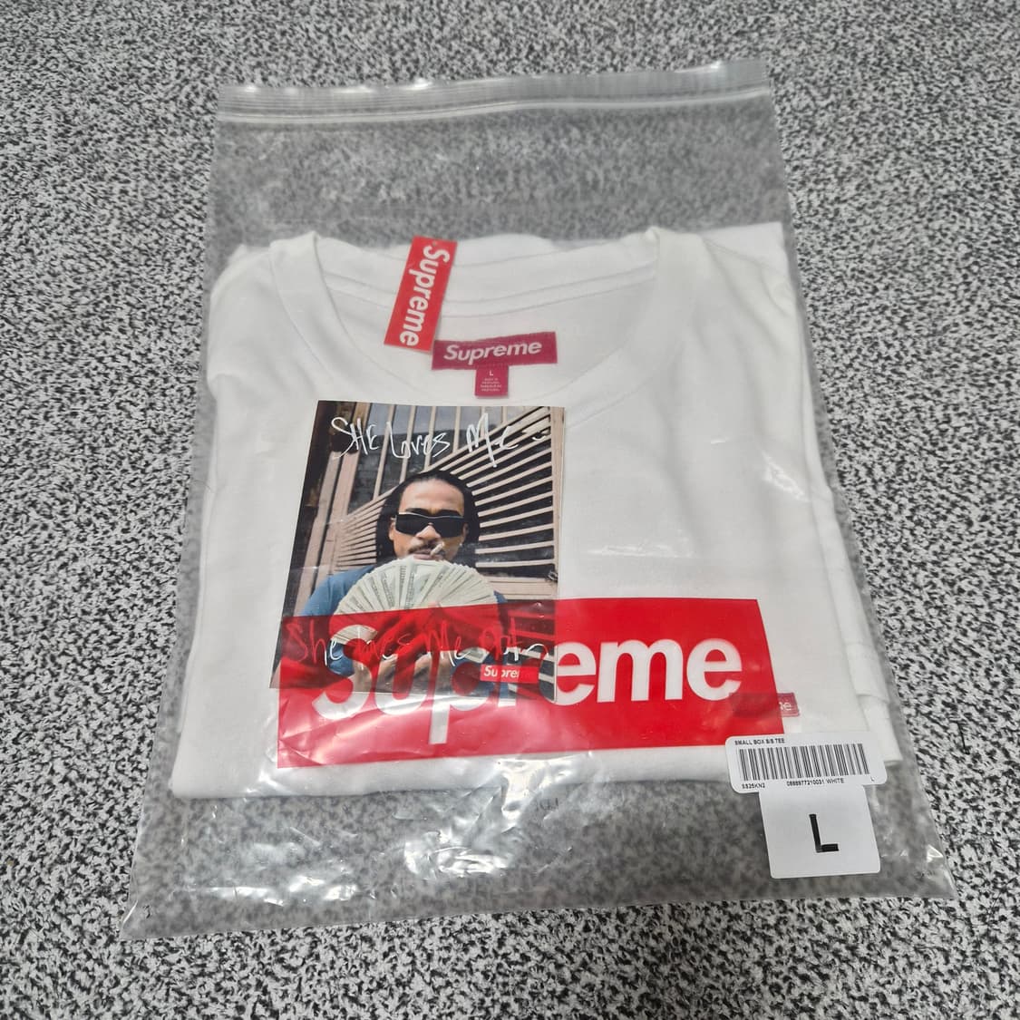 슈프림 25SS 스몰 박스 티셔츠 화이트 L 상품이미지9