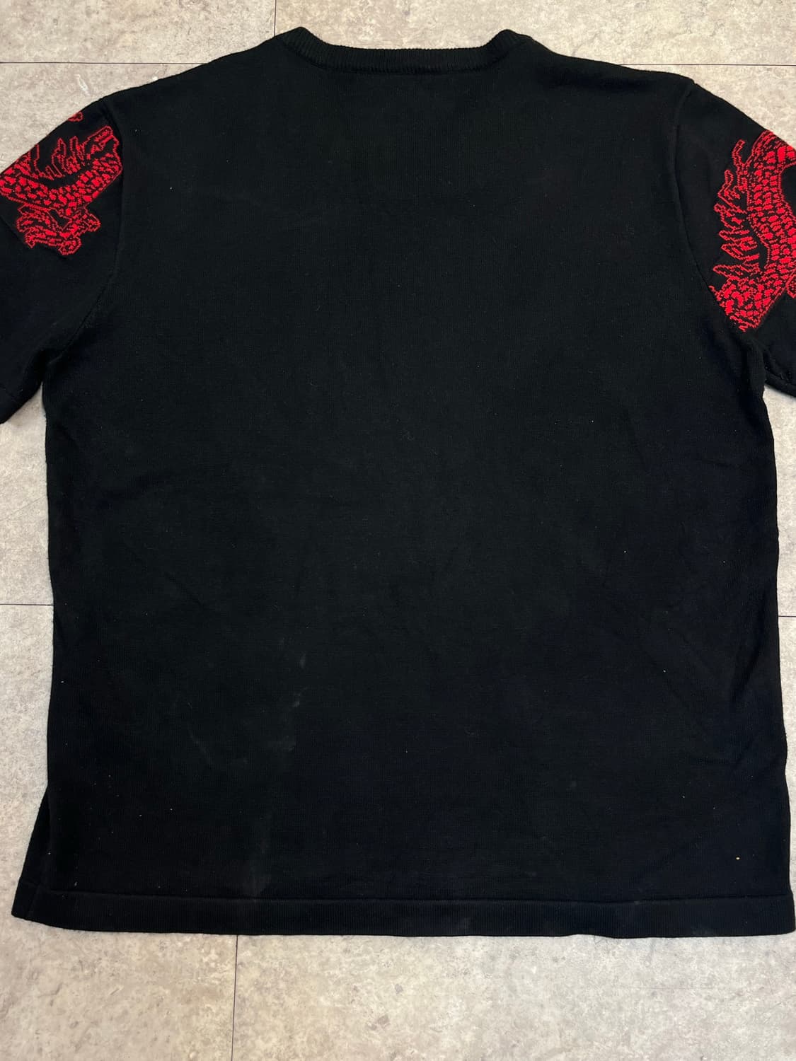 빈티지 반팔니트 블랙 #csz2952 상품이미지7