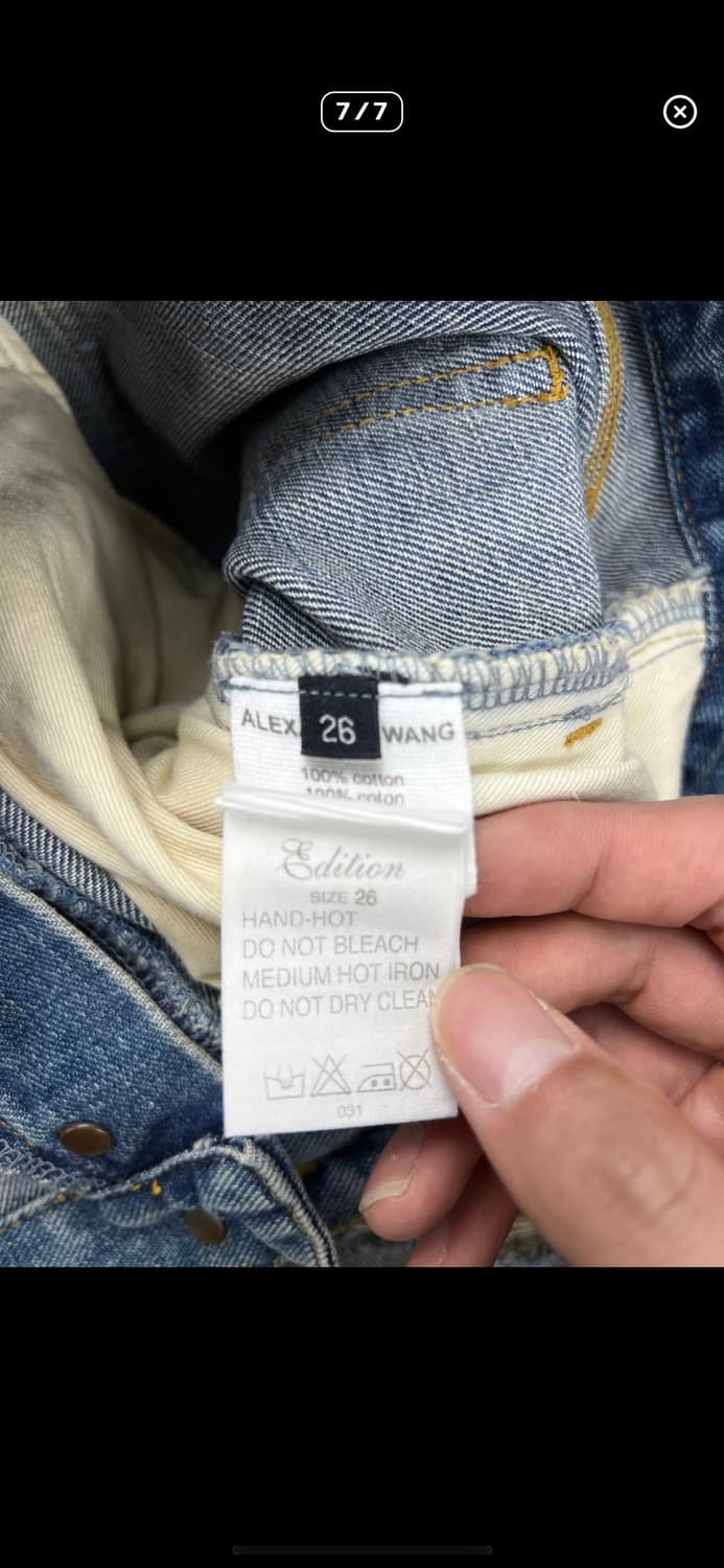 알렉산더왕 워싱 데미지 데님팬츠 상품이미지7