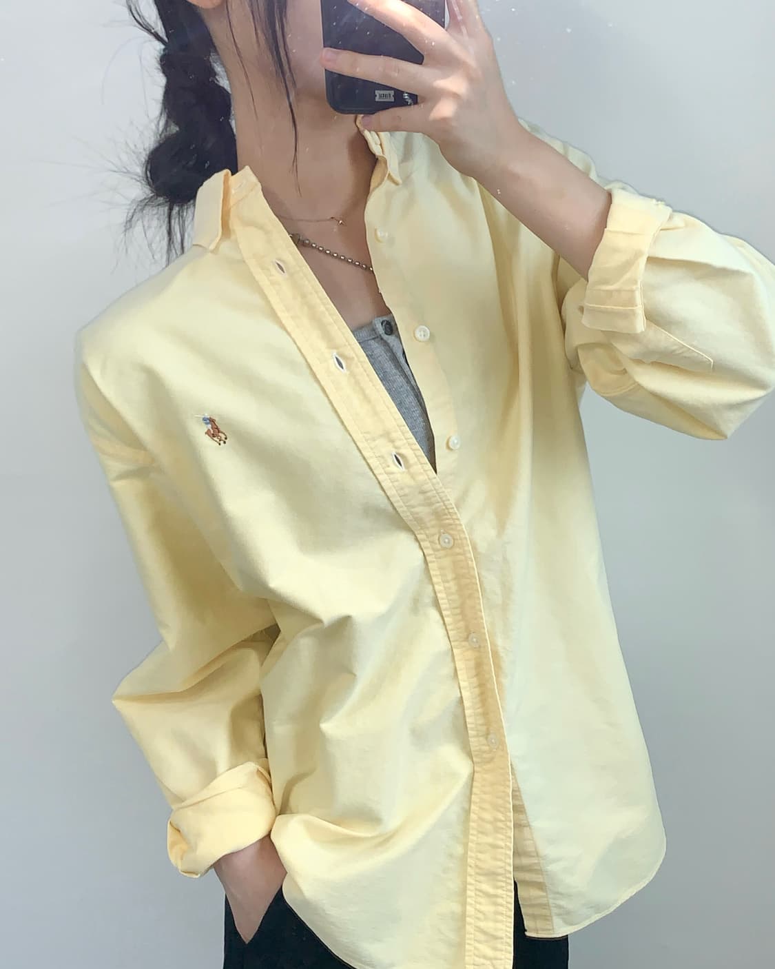 Polo 폴로 랄프로렌 옐로우 셔츠 상품이미지2