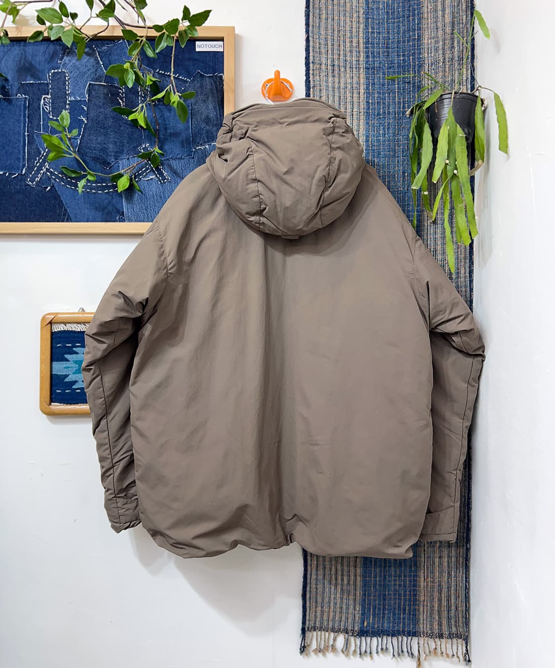 00's Montbell Puff Hoodie Brown 상품이미지2