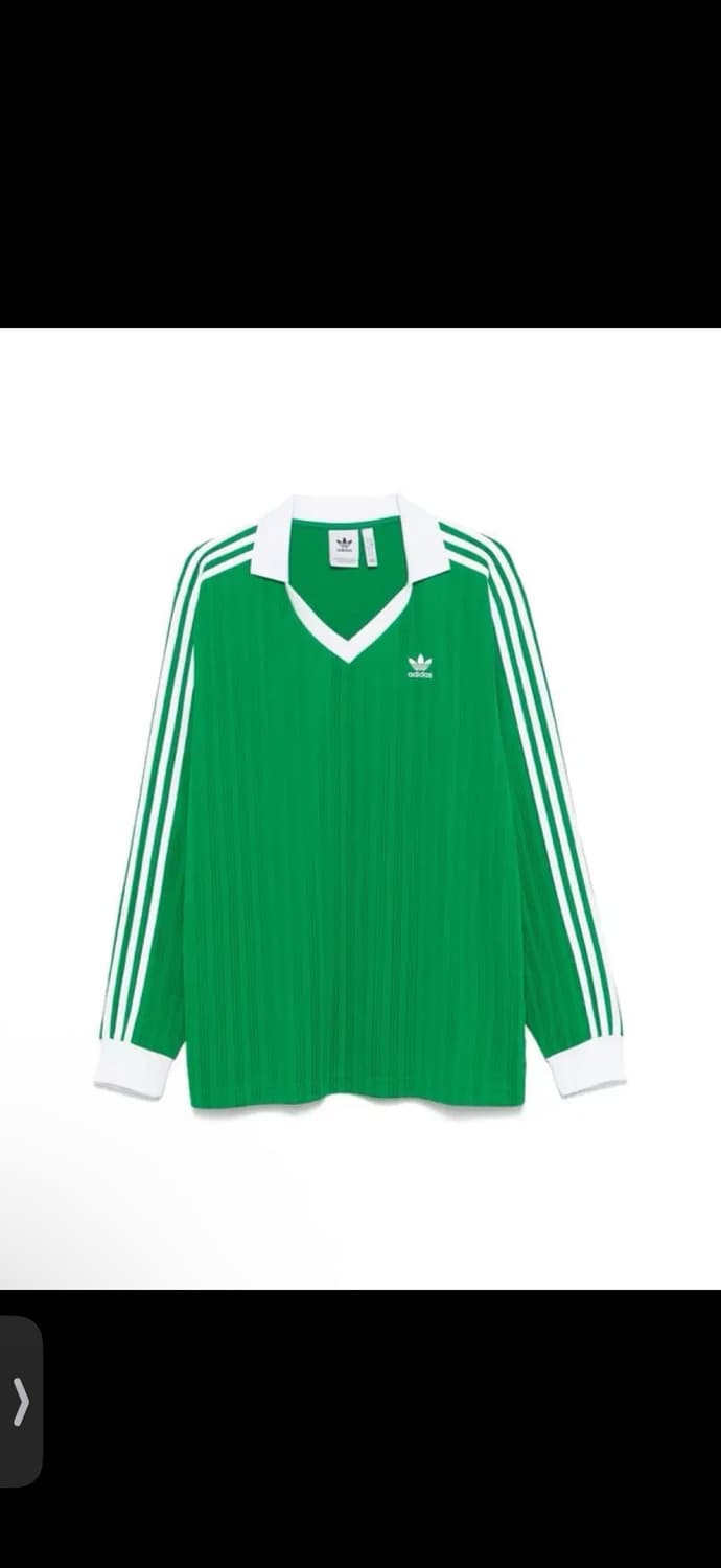 아디다스 스트라이프 디테일 롱슬리브 탑 그린XXL 상품이미지1