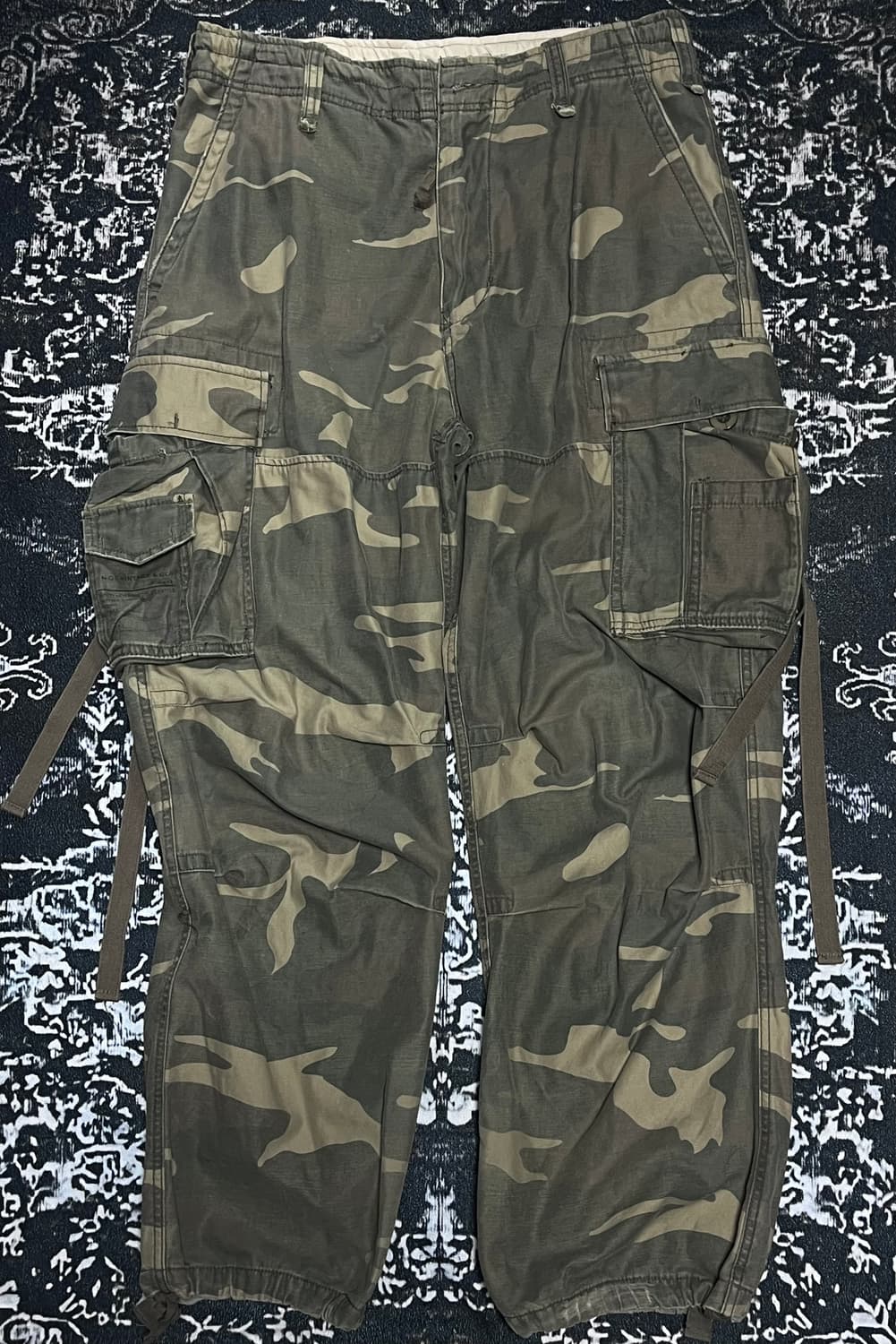 USA 90‘s 카모 올드스쿨 와이드팬츠 34 상품이미지1