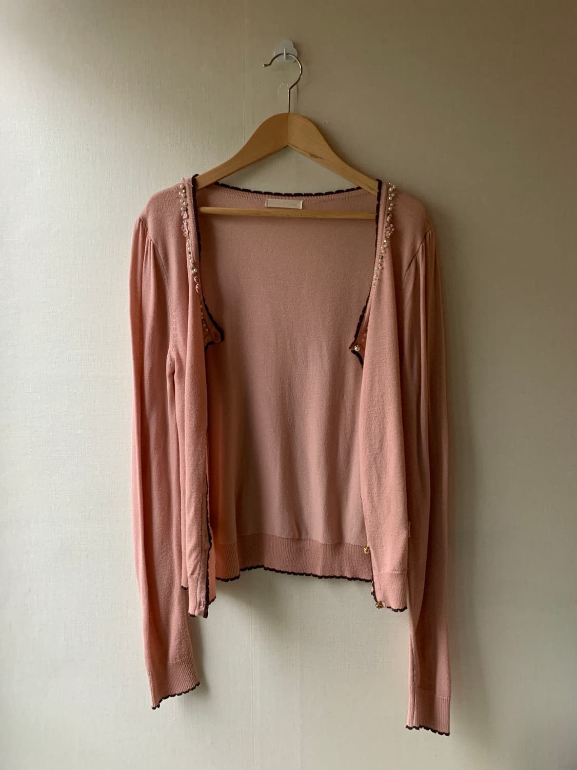 indipink petit flower pearl cardigan 상품이미지8