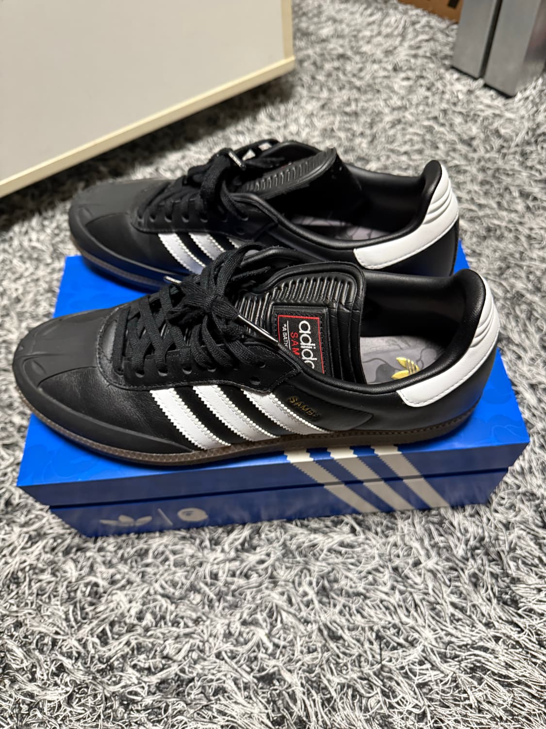 아디다스 삼바 x 베이프 블랙 상품이미지3