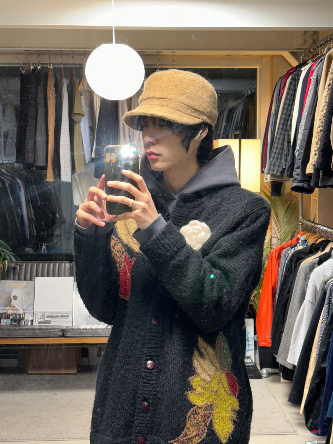 Ca4la 울 뉴스보이 캡 상품이미지3