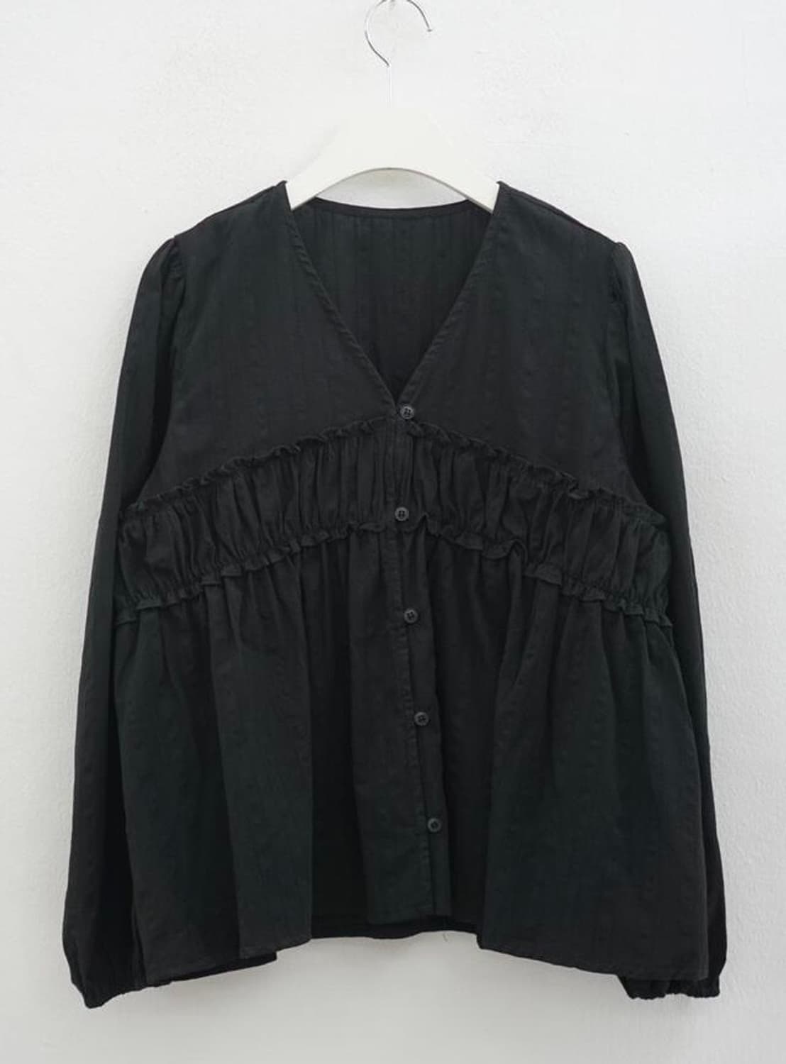 샵보얼 블라우스(블랙) 상품이미지6