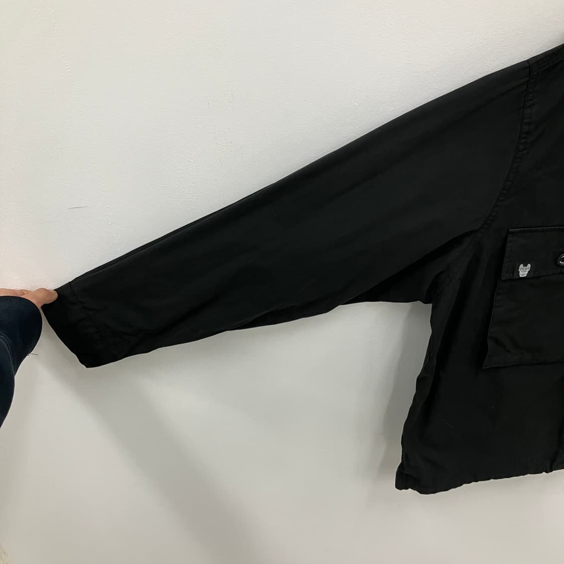 라이프워크 블랙 워크 오버 셔츠 M 상품이미지4