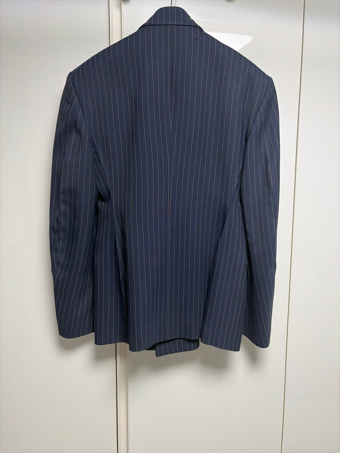 렉토 서스테너블 핀스트라이프 아워글라스 자켓 네이비 S사이즈 팜 상품이미지4