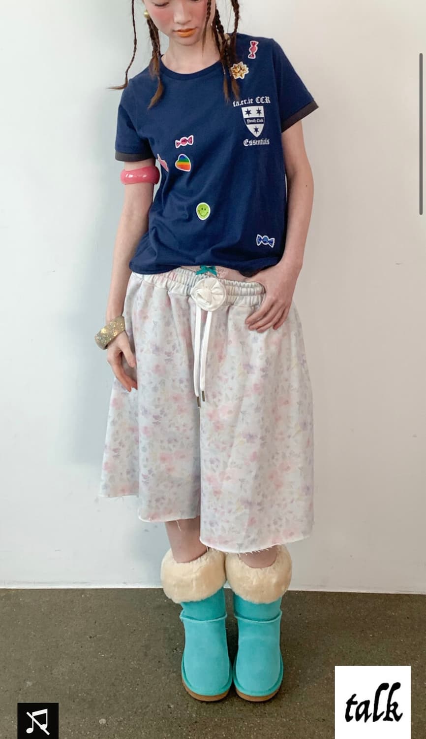 샵페어리 flower bermuda pants  상품이미지1