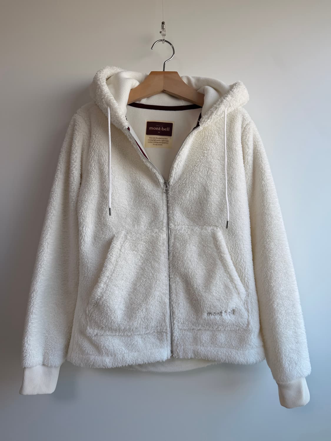 몽벨  90 (s) 후리스 풀집업 아이보리 상품이미지1