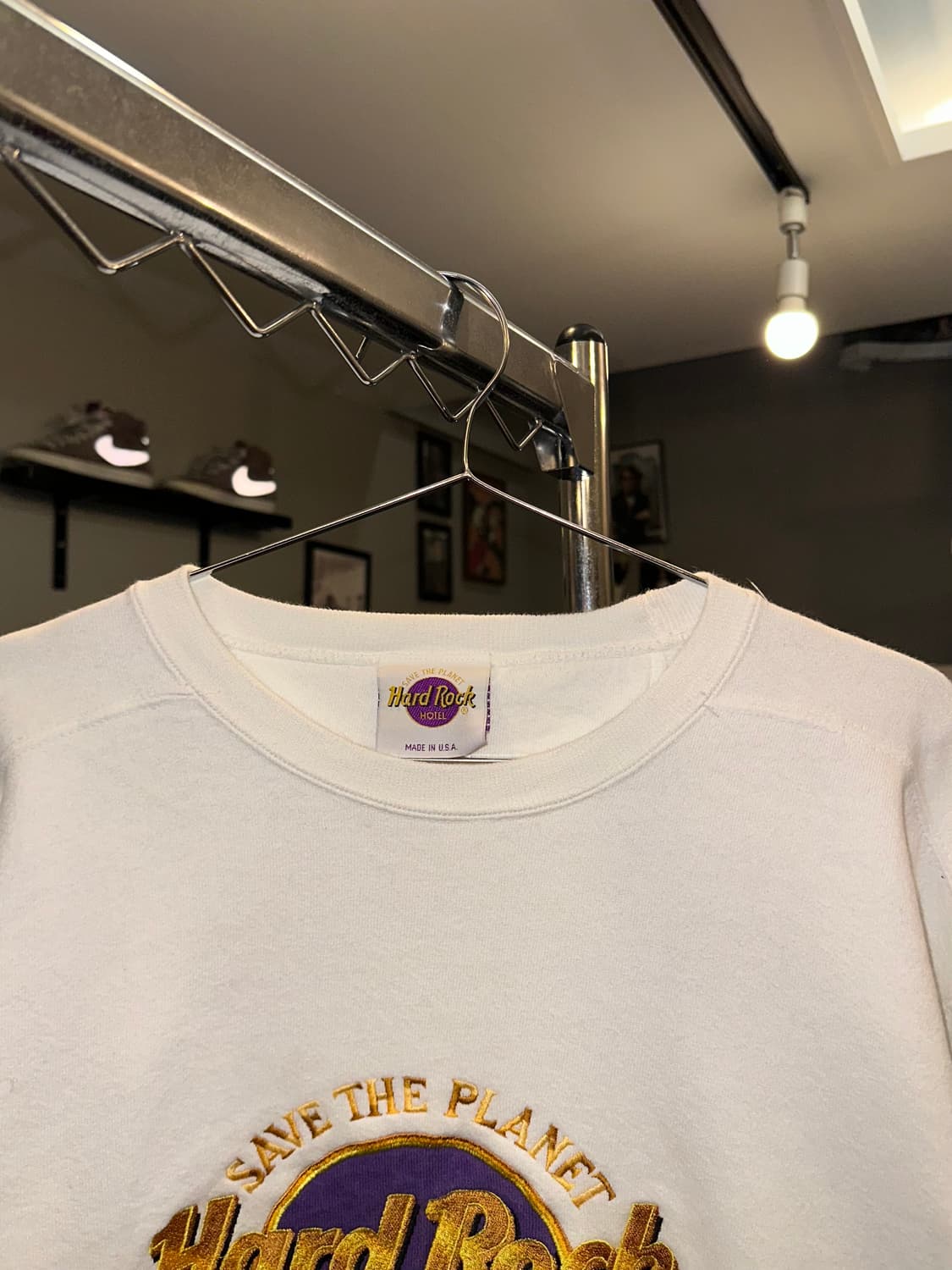 90’s Hard Rock Las Vegas logo sweatshirt 상품이미지4