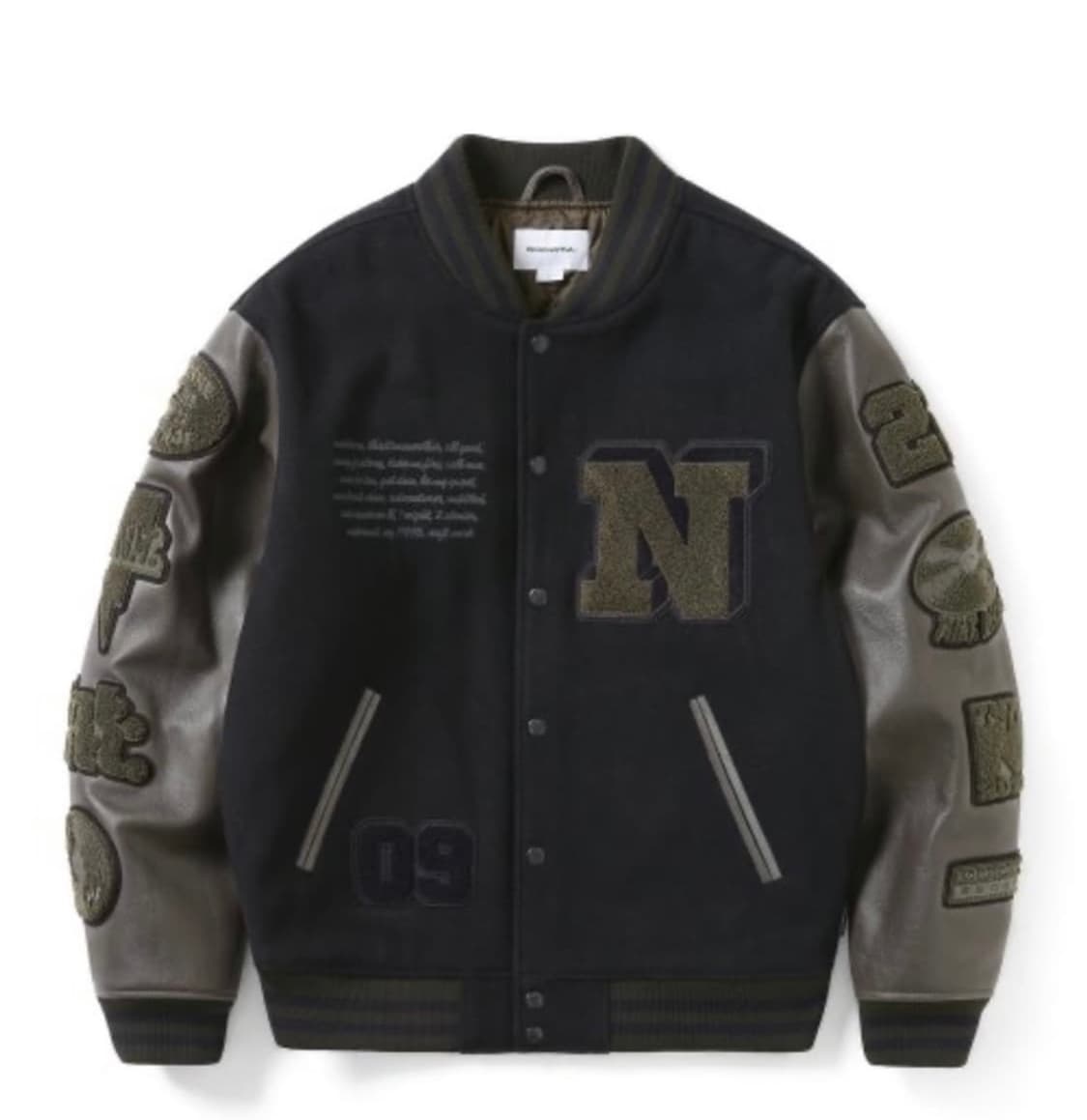 디스이즈네버댓 레코드 바시티 자켓 네이비 XL 상품이미지1