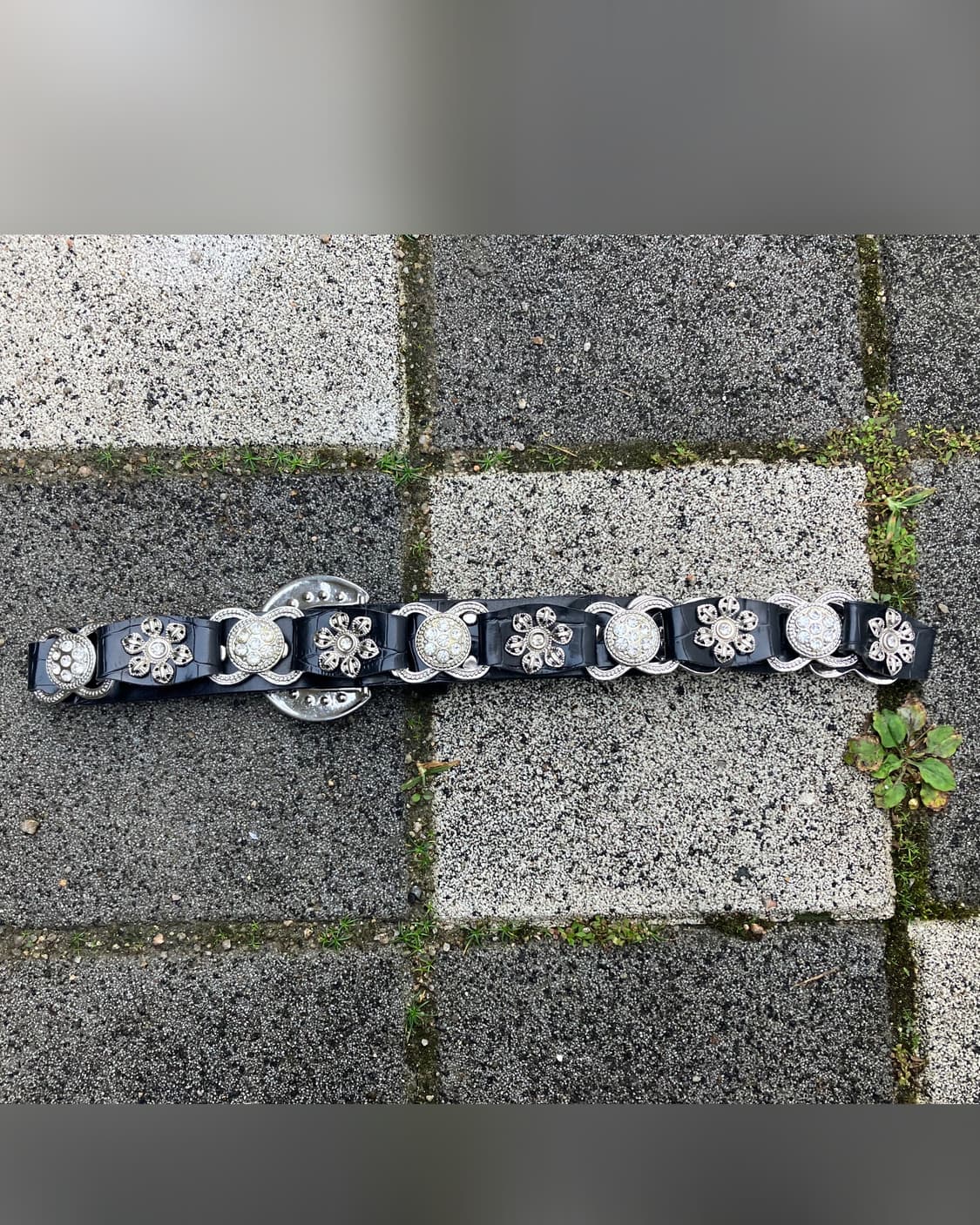 crystal Detail westurn belt  상품이미지2