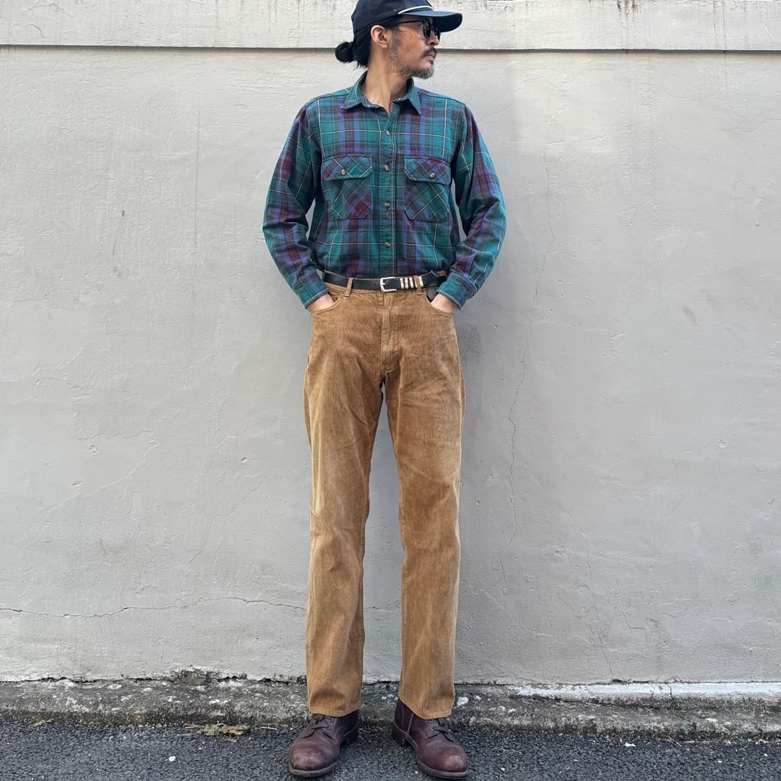 90년대 미국 울리치 헤비코튼 체크셔츠 상품이미지10