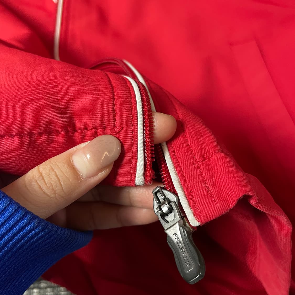 프로스펙스 레드 바람막이 집업 자켓 105 상품이미지6