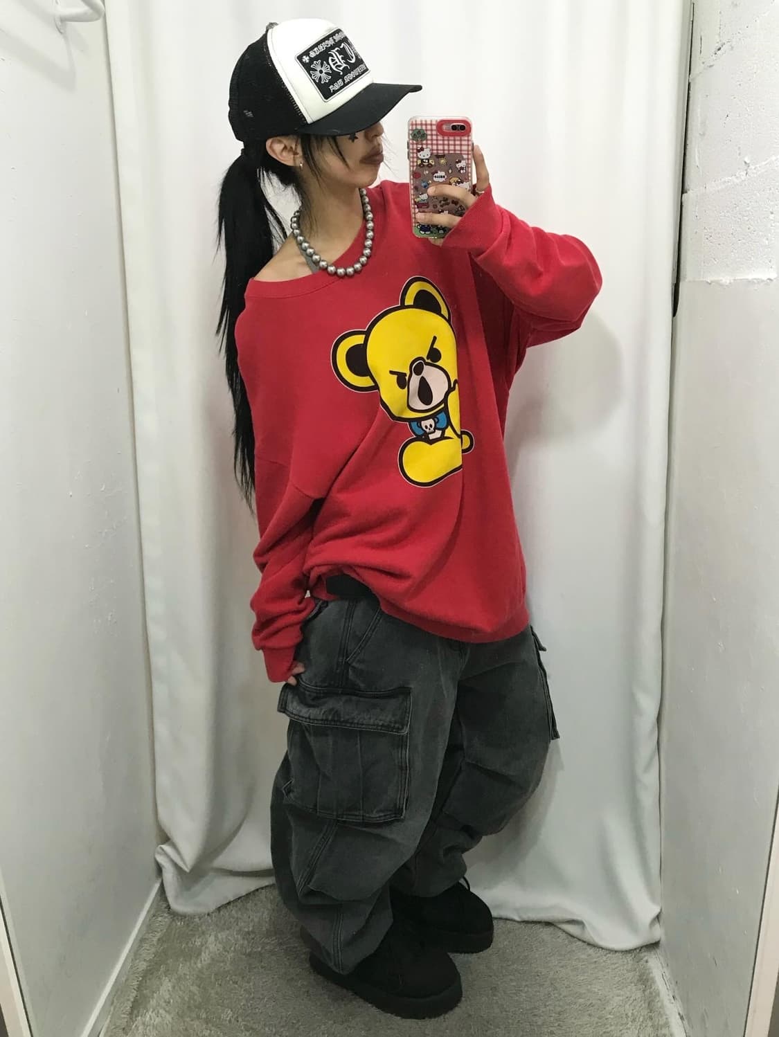 Hysteric Glamour Fxxk Bear Sweatshirts 상품이미지3