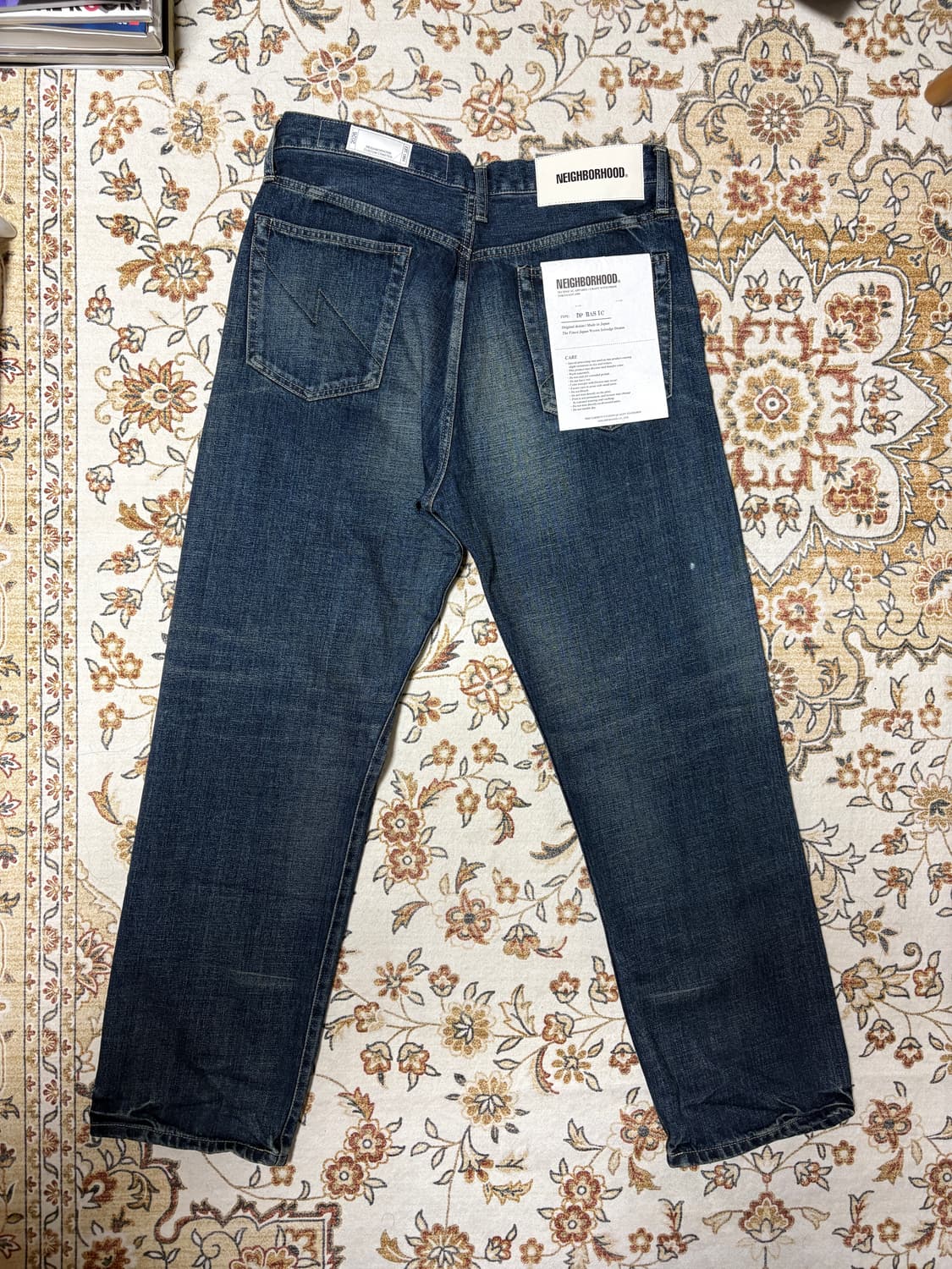 네이버후드 26SS 워시드 데님 인디고 M 상품이미지4