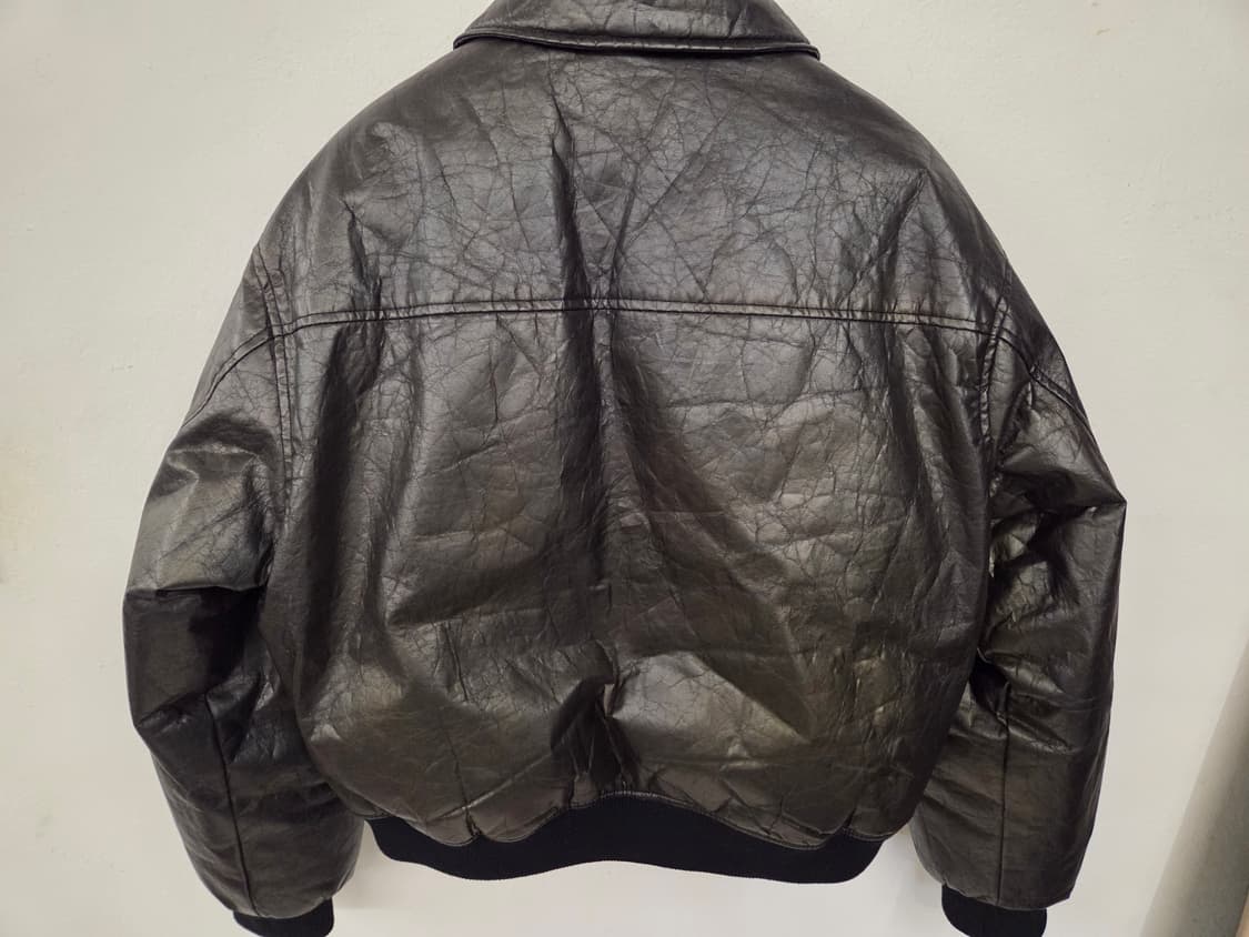 자라 에코 레더스타일 블루종 상품이미지7