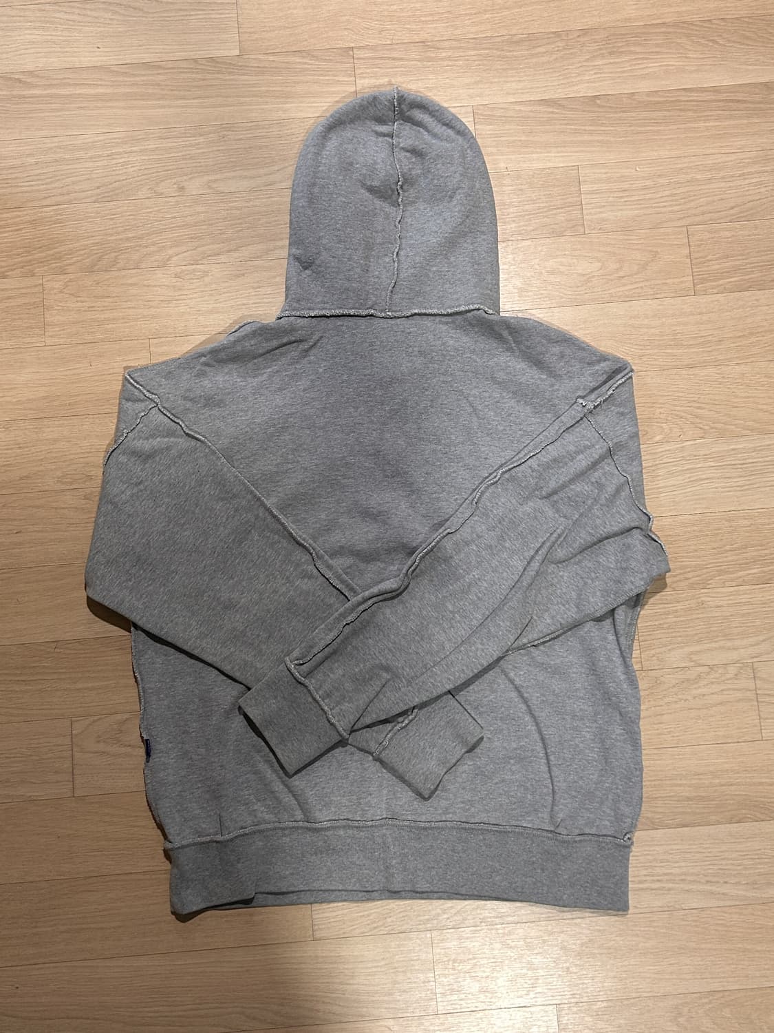 메스노운 회색 후드티 상품이미지3