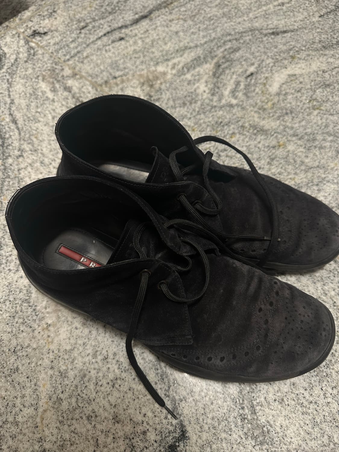 Prada suade boots 상품이미지1