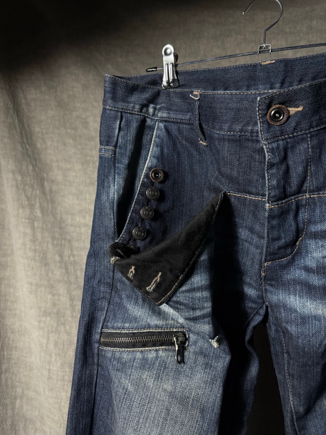PPFM Multi-Zip Denim Pants 상품이미지5